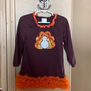 Turkey tulle dress little girls